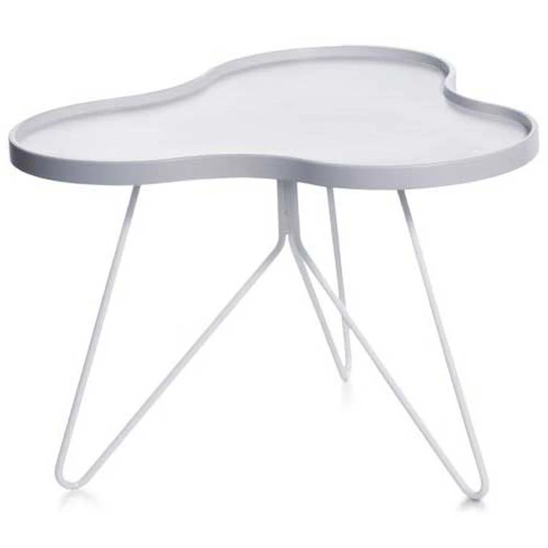 Flower Mono Bord 66x62cm, Hvid
