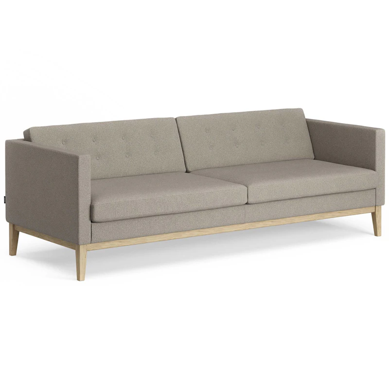 Madison 3-Personers Sofa Med Knapper, Main Line Flax 02