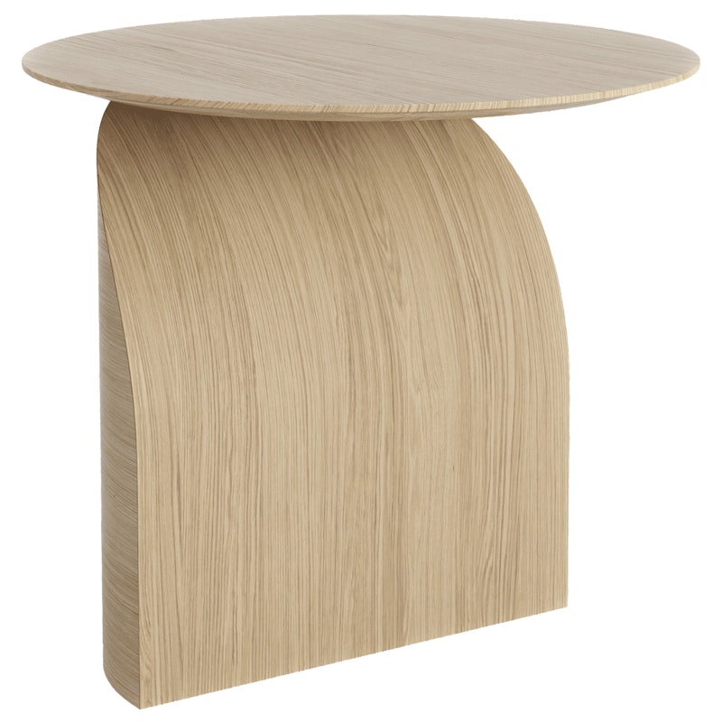 Savoa Sidebord Ø54 cm, Naturlig Eg