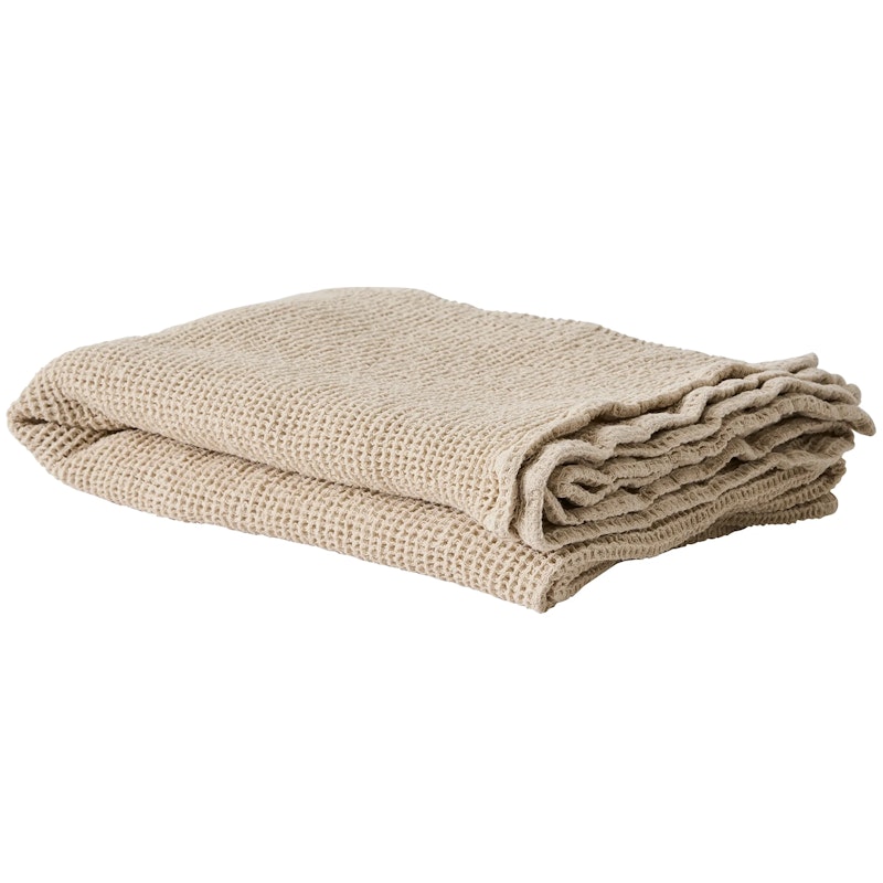 Nella waffle Håndklæde 100x150 cm, Beige