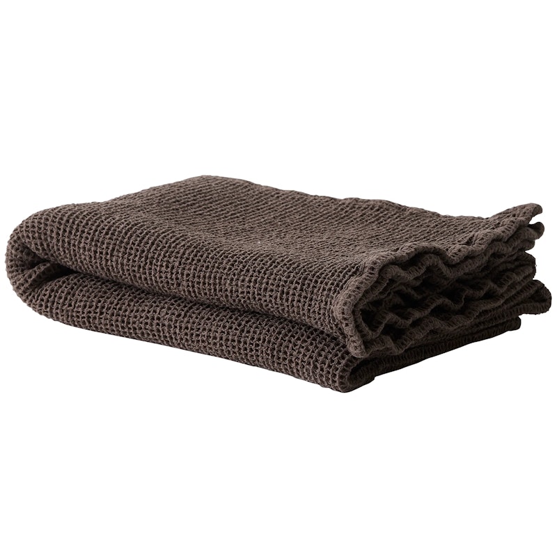 Nella waffle Håndklæde 100x150 cm, Taupe