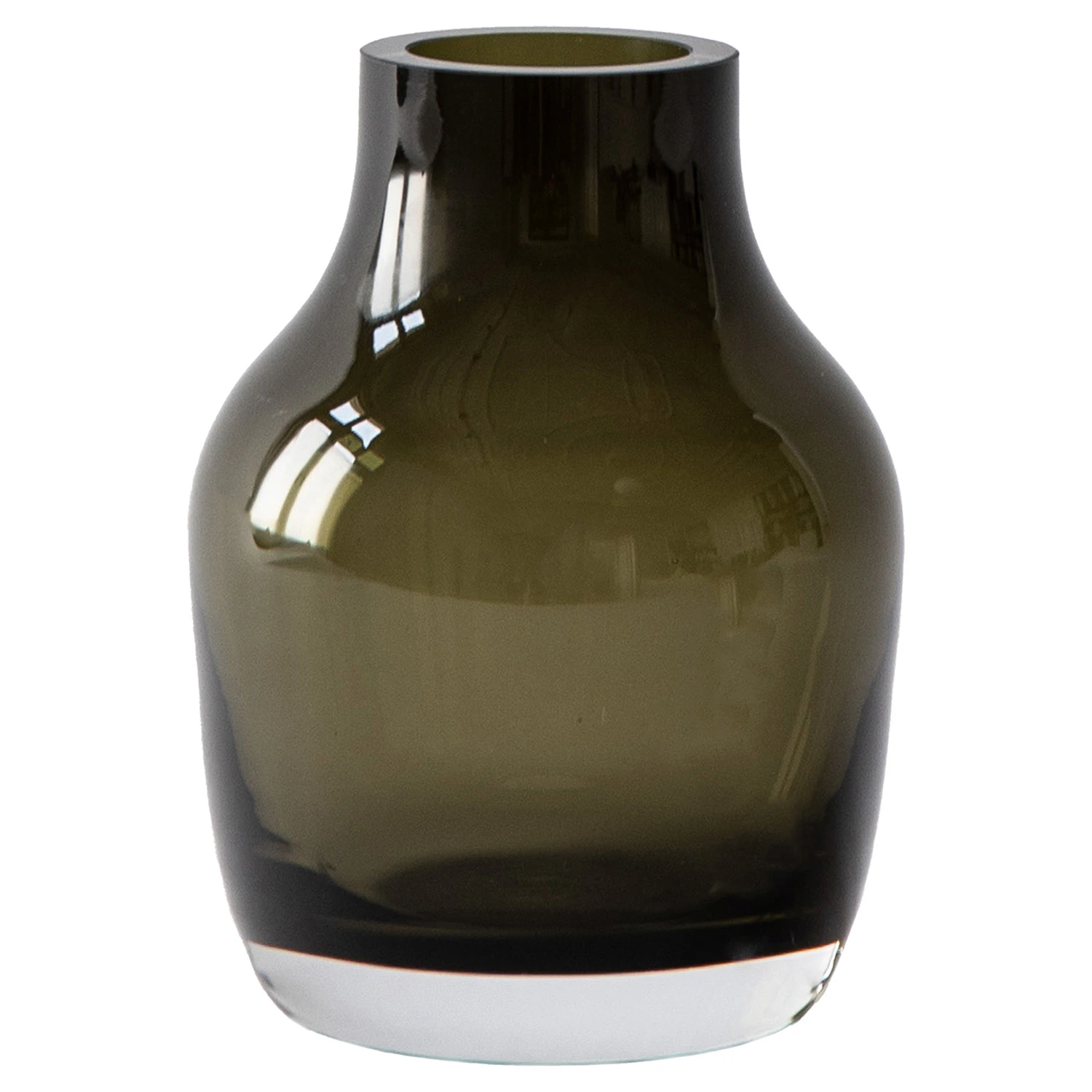 Tell Me More Paloma Vase 20 Cm - Vaser Mundbl&aelig;st Glas Smoke Green - 524264