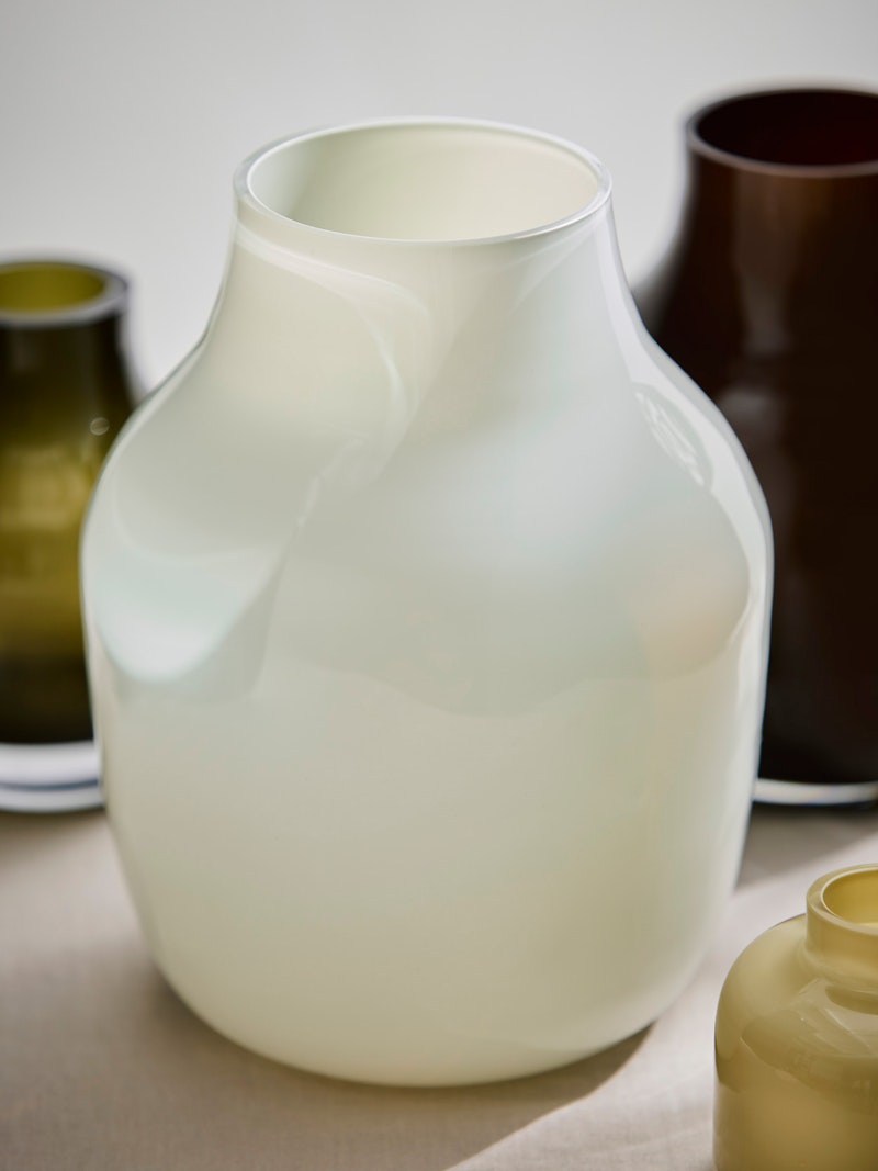 Paloma Vase 26 cm, Offwhite