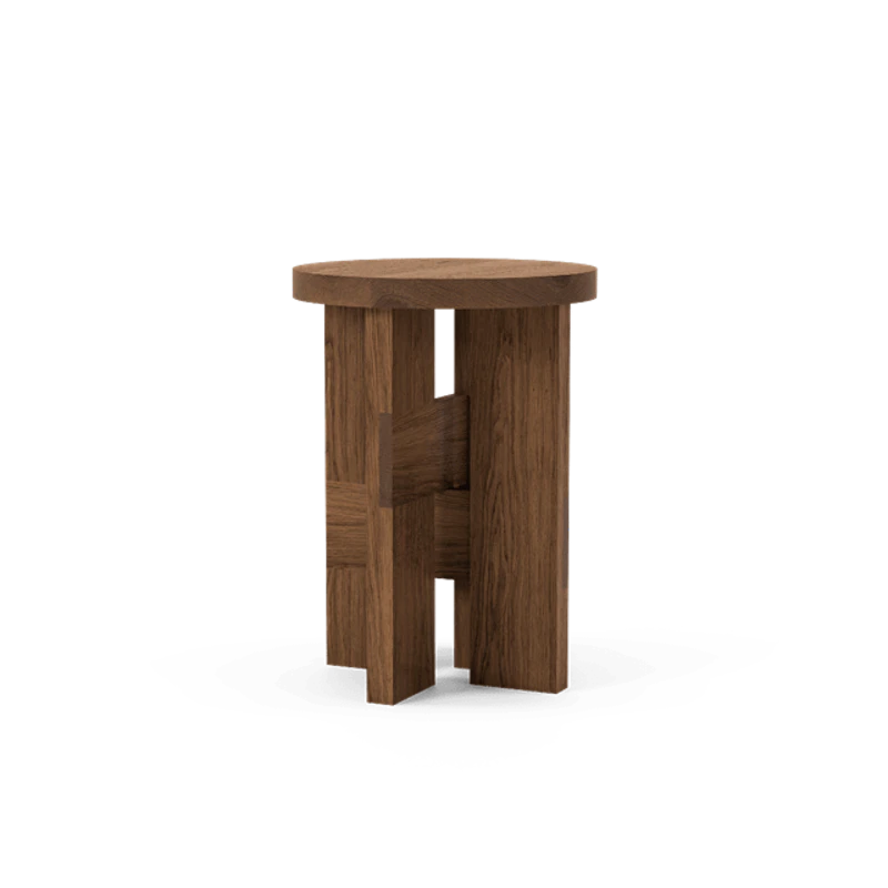 Mio Skammel/Sidebord Massiv Bejdset Eg