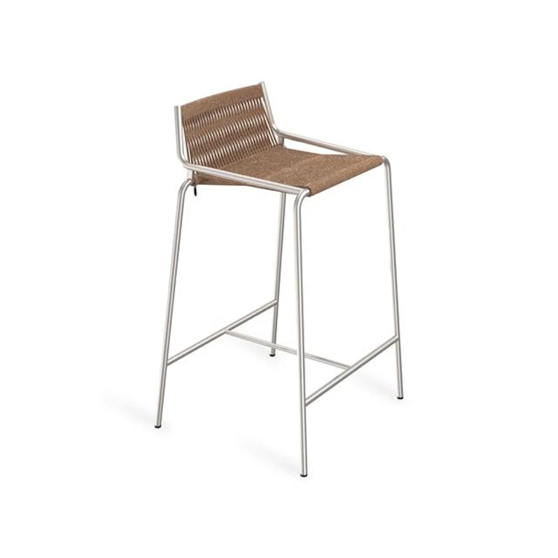 Noel Barstol H67 Stål/Brun Uld