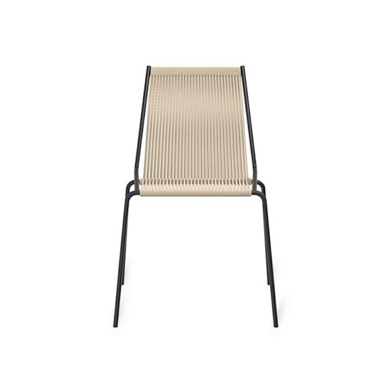 Noel Spisebordsstol Sort Stål/Linned