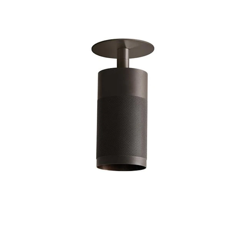Patrone Recessed Loftlampe Bruneret Messing Box-Fit