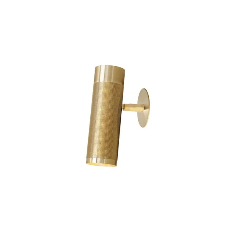 Patrone Recessed Væglampe Stor Messing