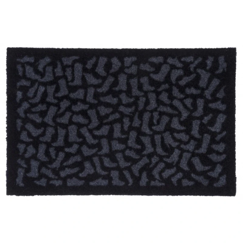 Footwear Dørmåtte 40x60cm, Sort/Grå