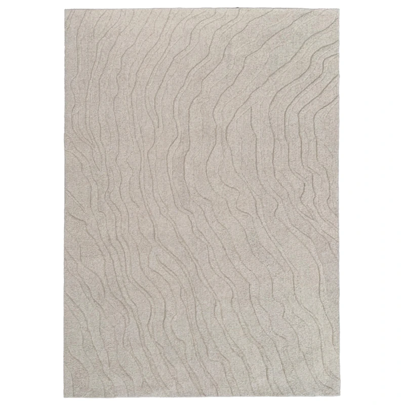 Duvell Uldgulvtæppe Lys Beige, 250x350 cm