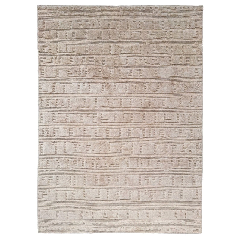 Lydahl Uldgulvtæppe 250x350 cm, Beige
