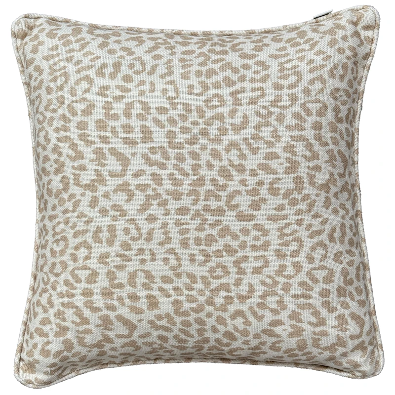 Norell Pude 50x50 cm, Beige / Leopard