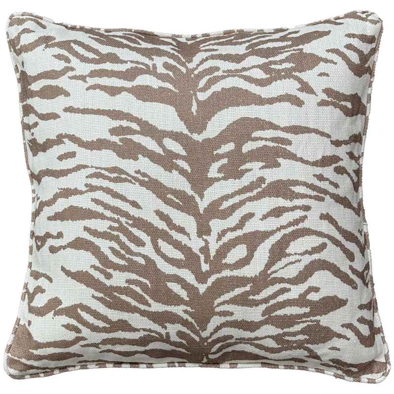 Norell Pude 50x50 cm, Beige / Tiger