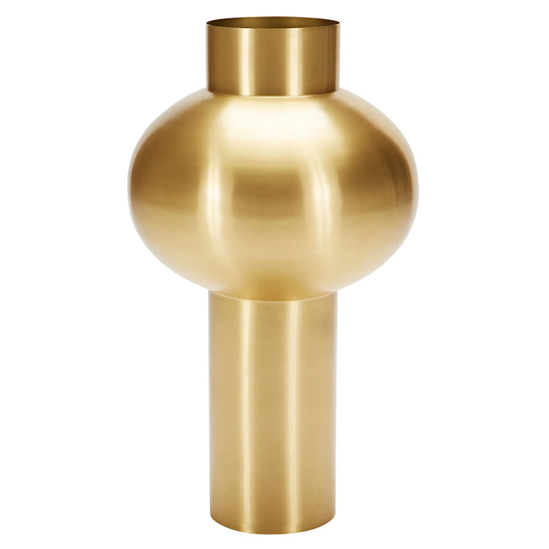 Beat Vase Top, Messing