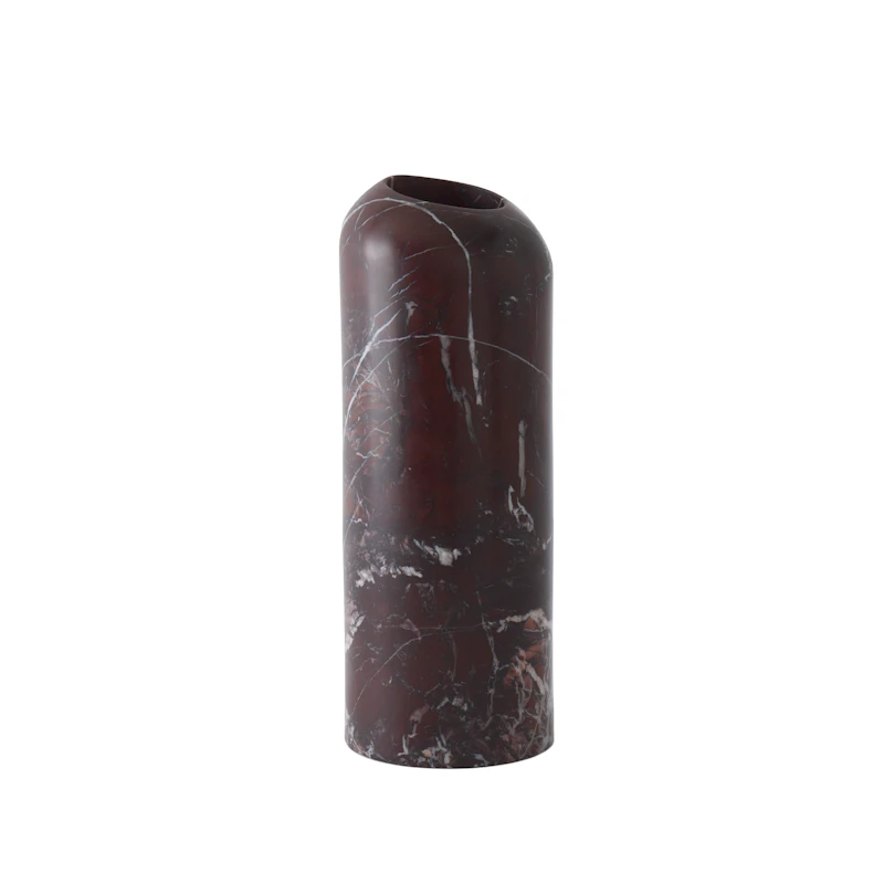 Boulder Vase 30 cm, Rød