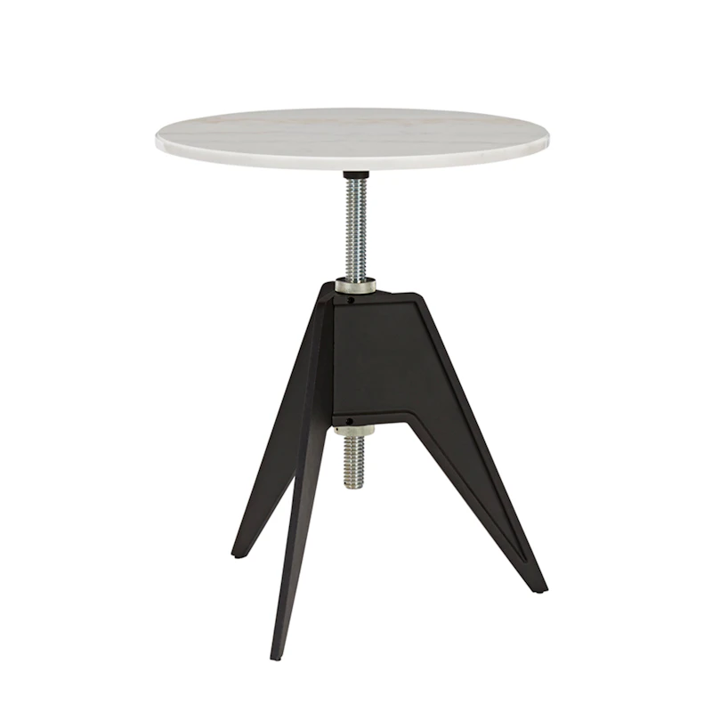 Screw cafébord Ø60 cm, Hvidt