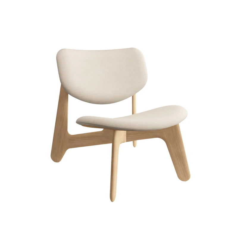 Slab Loungestol, Naturlig / Linara