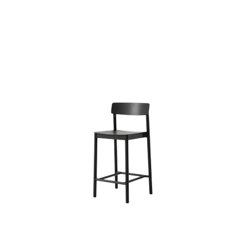 Betty TK13 Counterstol Sortlakeret Ask