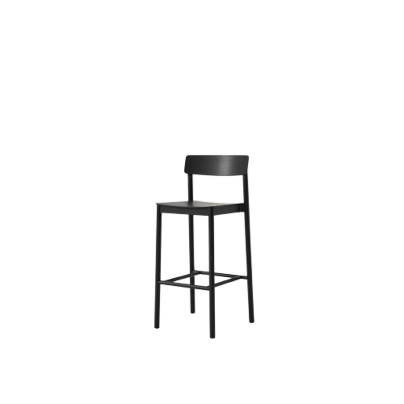 Betty TK16 Barstol Sortlakeret Ask