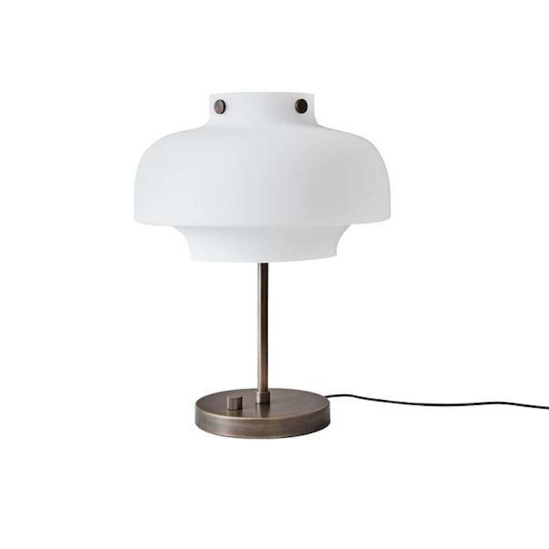 Copenhagen SC13 Bordlampe Opal Glas & Messing