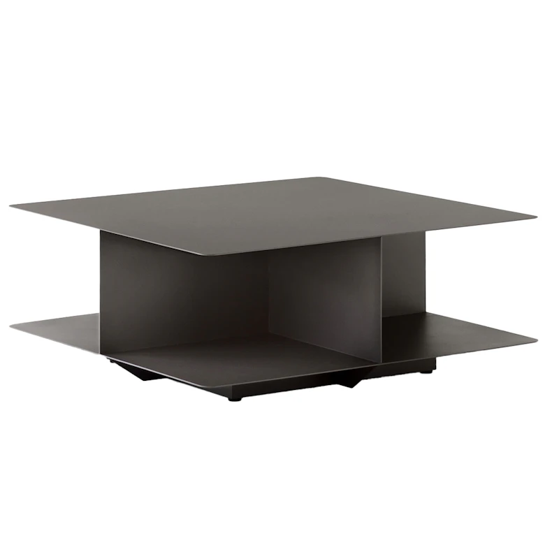 Develius EV3 Sofabord 89x89 cm, Stone Grey