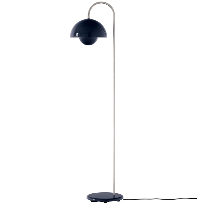 Flowerpot VP12 Gulvlampe, Steel Blue