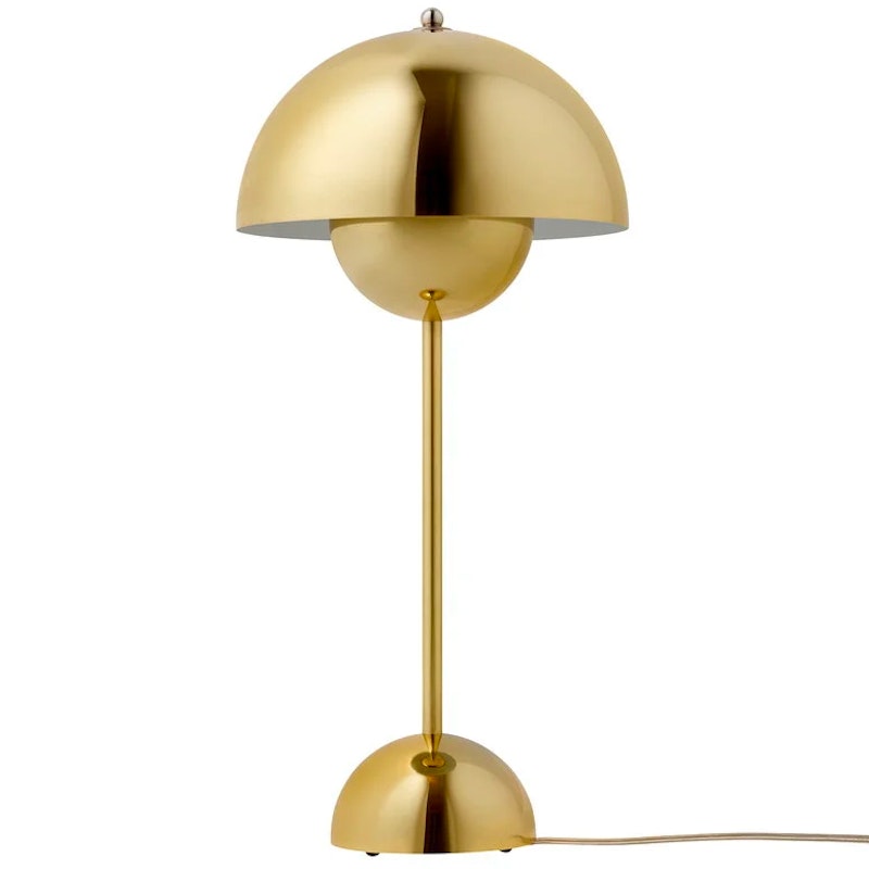 Flowerpot VP3 Bordlampe, Brass-Plated