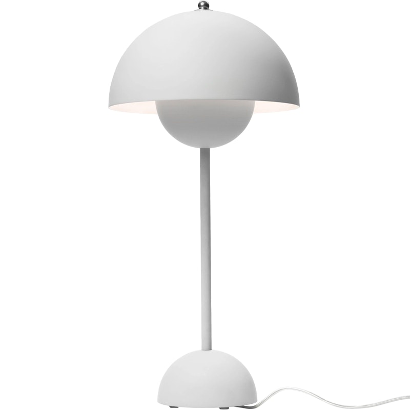 Flowerpot VP3 Bordlampe, Matt Light Grey