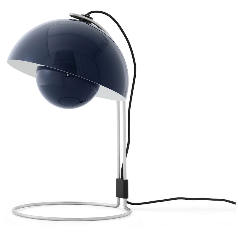 Flowerpot VP4 Bordlampe, Steel Blue