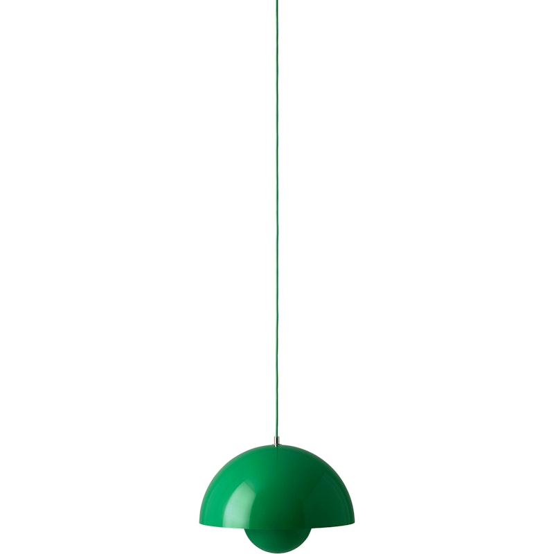 Flowerpot VP7 Pendel, Signal Green