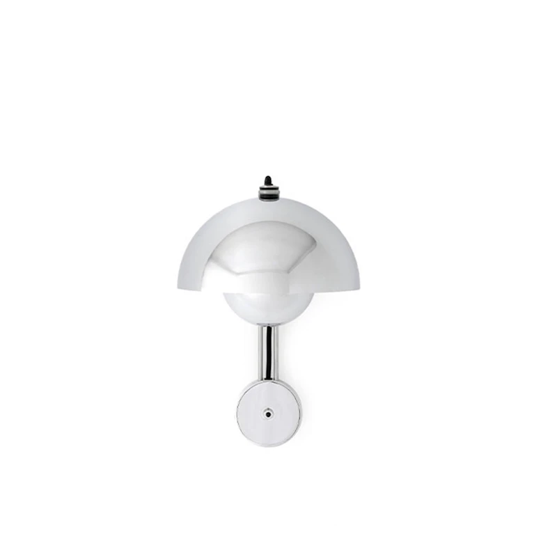 Flowerpot VP8 Væglampe, Chrome-Plated