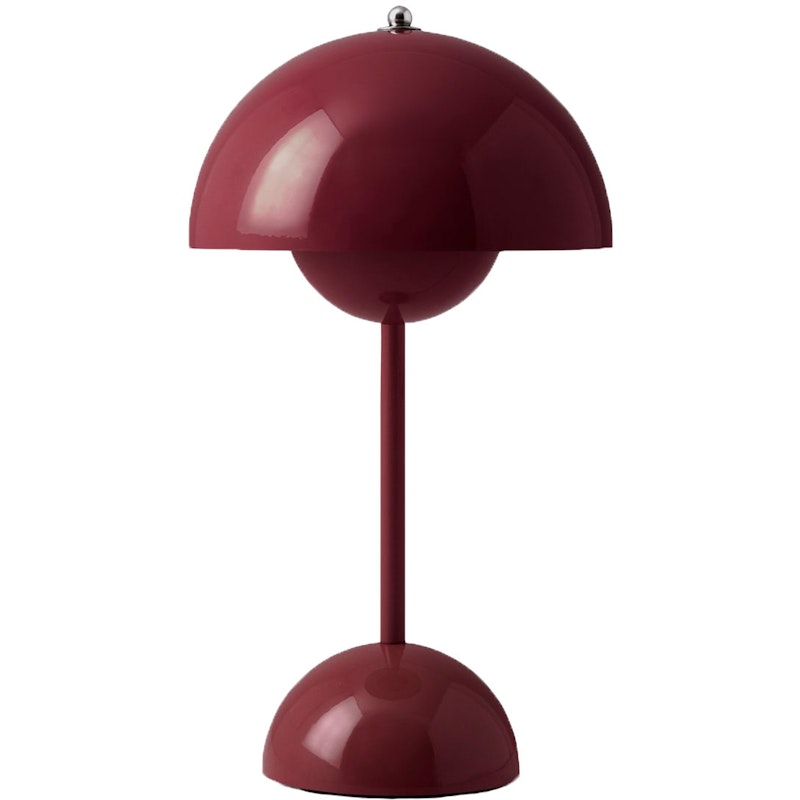 Flowerpot VP9 Bordlampe Bærbar, Dark Plum