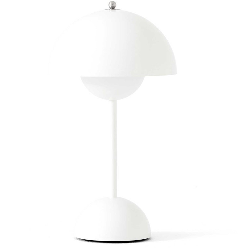 Flowerpot VP9 Bordlampe Bærbar, Matt White