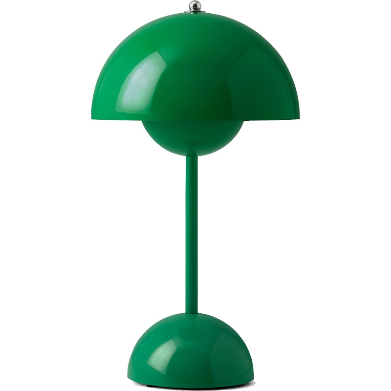 Flowerpot VP9 Bordlampe Bærbar, Signal Green