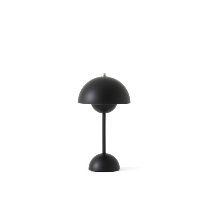 Flowerpot VP9 Bordlampe Bærbar, Matt Black
