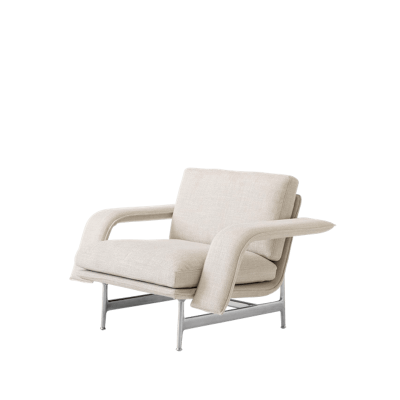 Meantime AV29 Lænestol Sofa Poleret Aluminium/Ecriture 0210