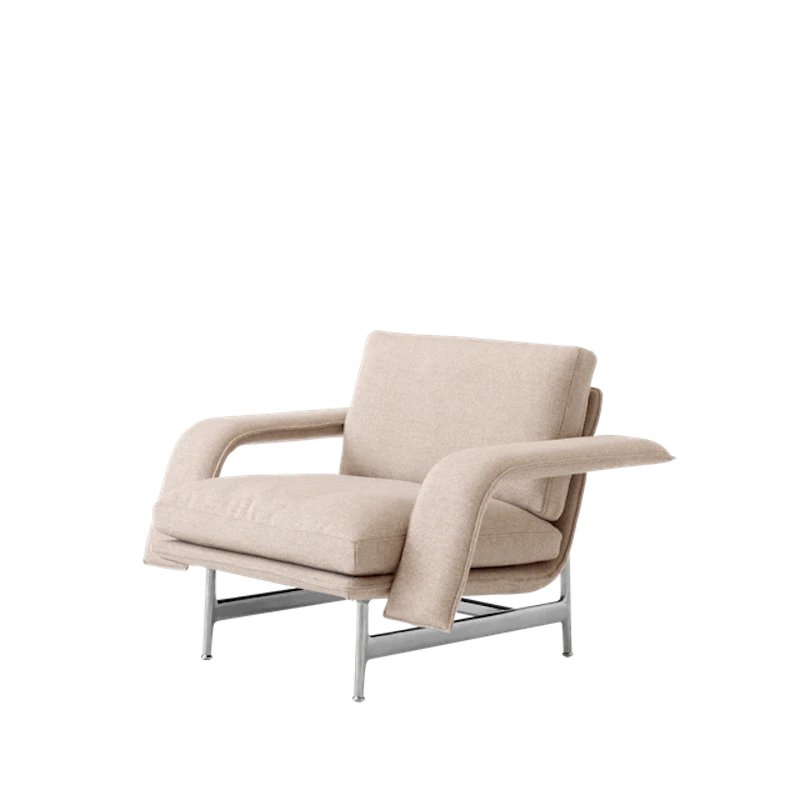 Meantime AV29 Lænestol Sofa Poleret Aluminium/Hallingdal 0220