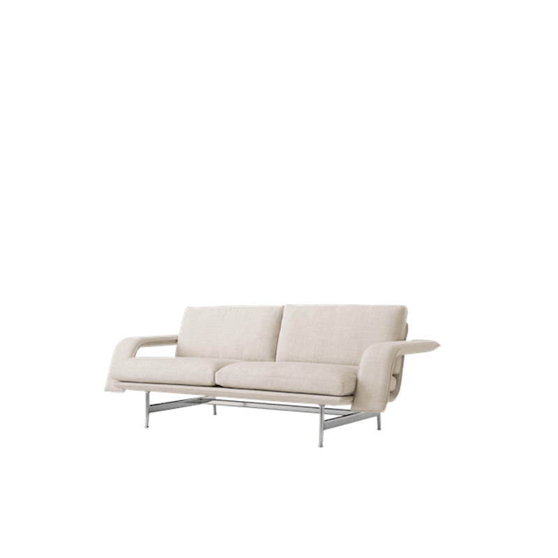 Meantime AV30 2-Personers Sofa Poleret Aluminium/Ecriture 0210
