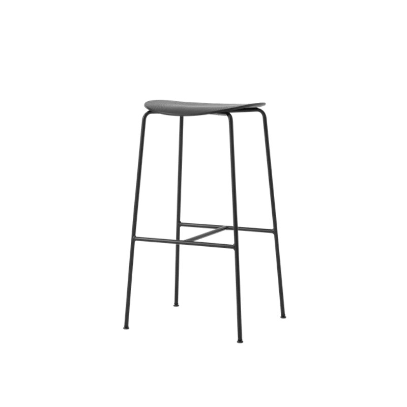 Pavilion AV38 Barstol Sort Lakeret Eg