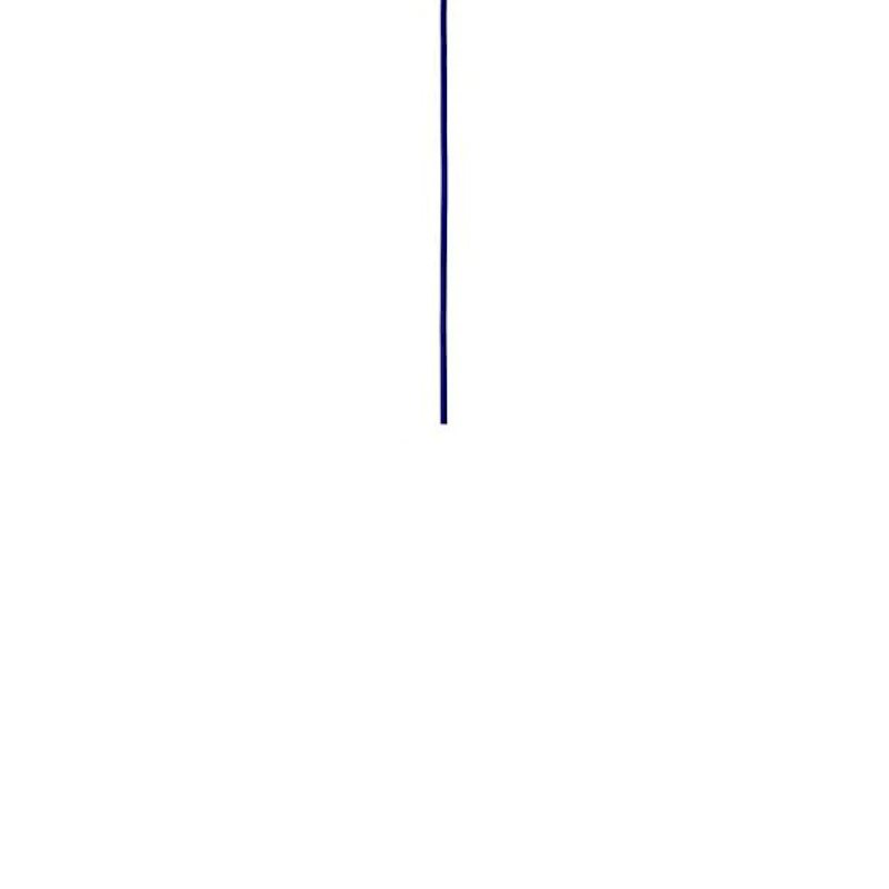 Stofledning 600 cm Cobalt Blue