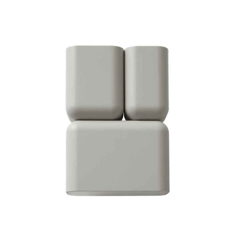 Tabata LN10 Væglampe Silke Grå