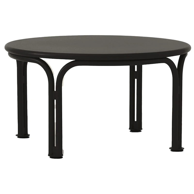 Thorvald SC108 Sofabord Ø70 cm, Warm Black