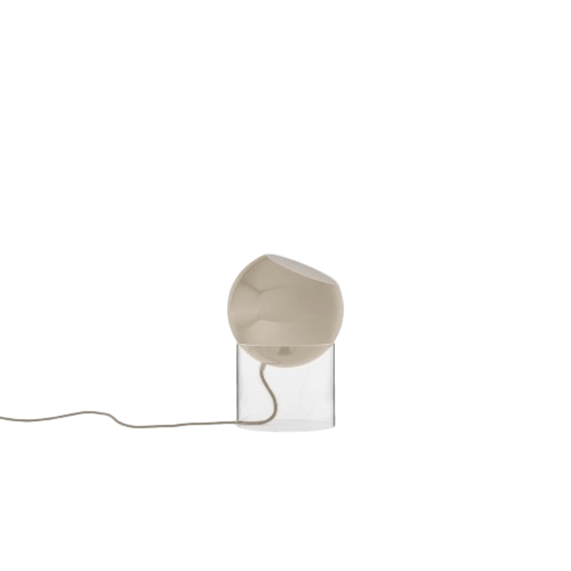 Topan VP13 Bordlampe Klar Akryl/Grå Beige