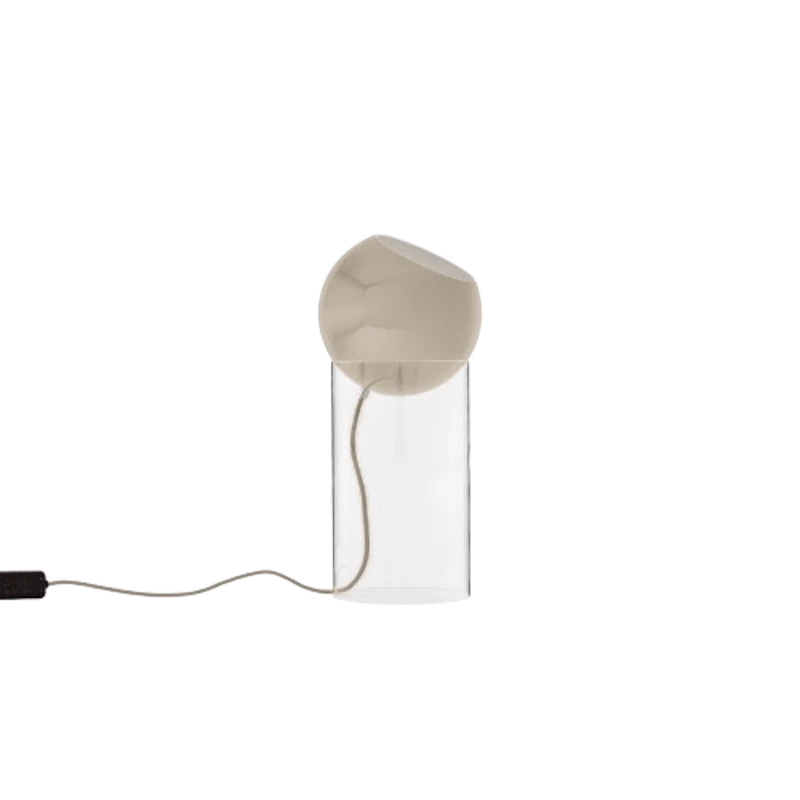 Topan VP14 Gulvlampe Klar Akryl/Grå Beige