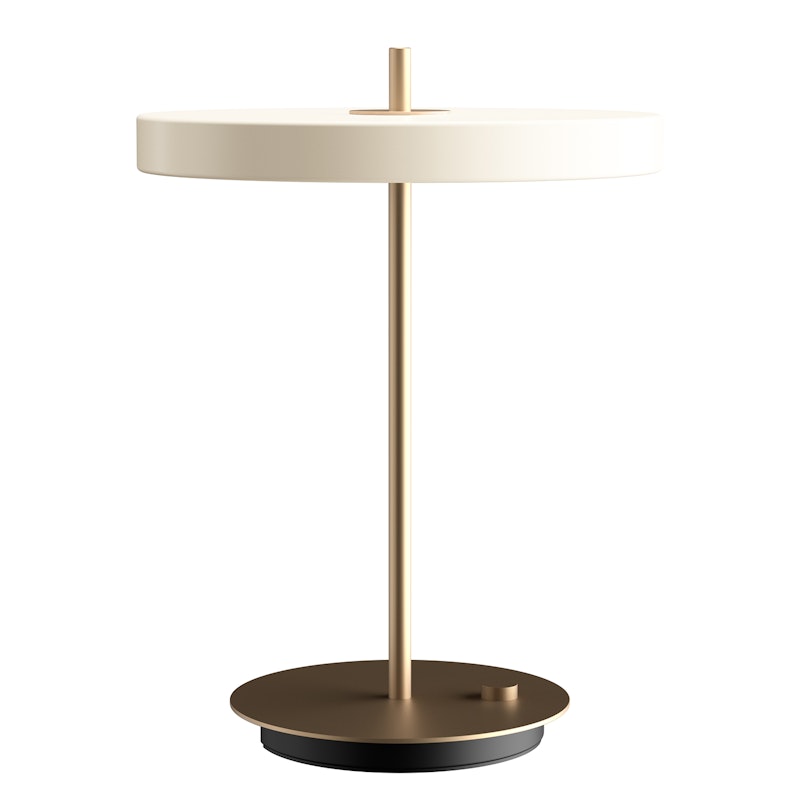 Asteria Bordlampe, Pearl White
