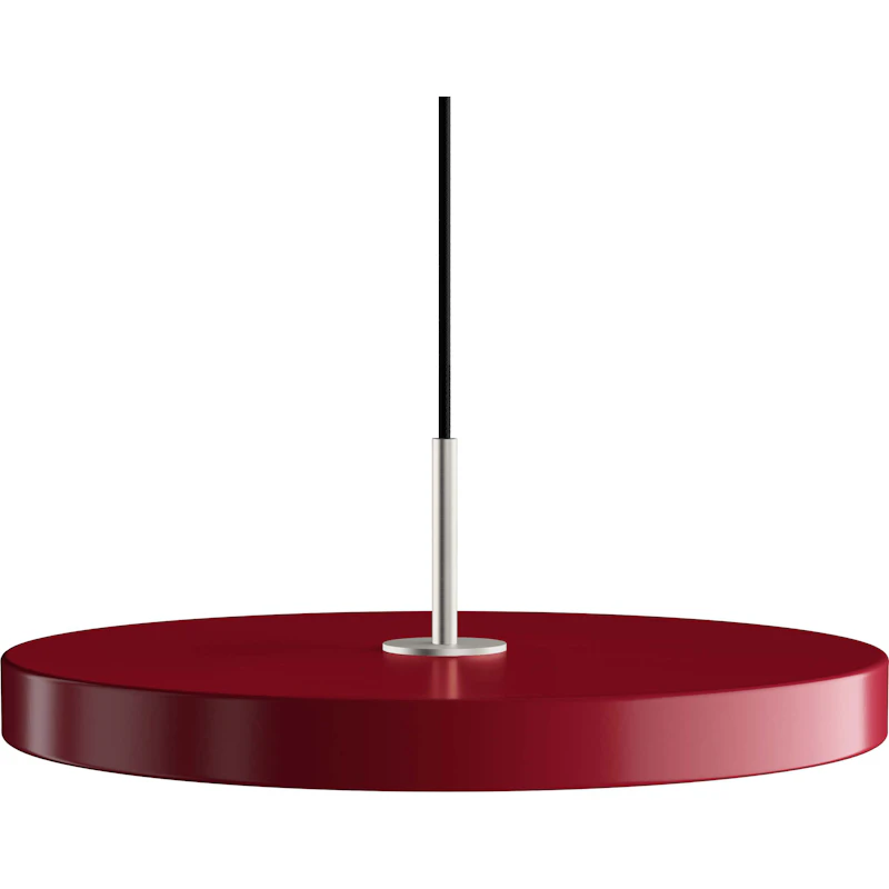 Asteria Plus Pendel Medium, Ruby Red / Stål