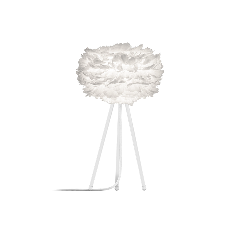 Eos Bordlampe Ø35, Hvid/Hvid