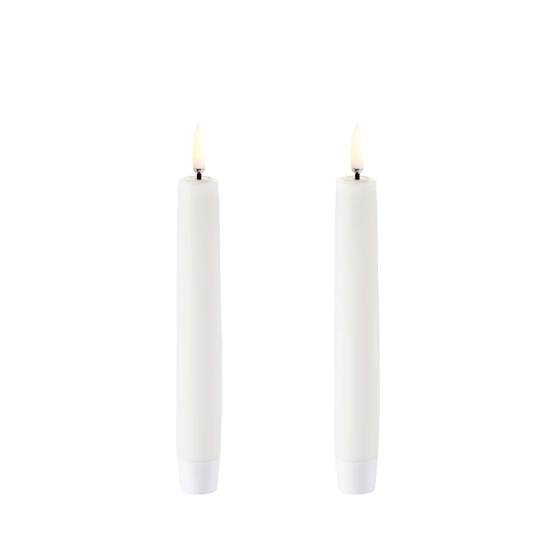 LED Kertelys 15,5 cm 2-pak, Nordic White