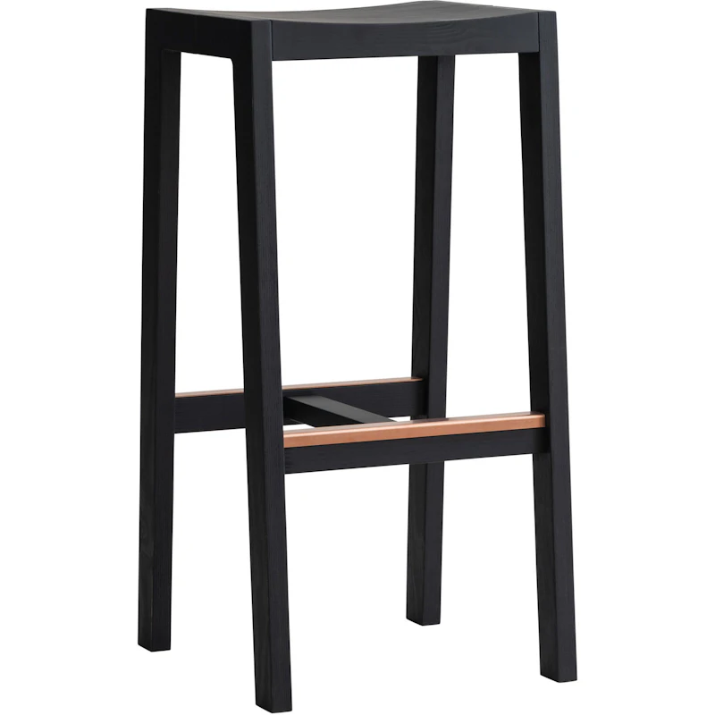 016 Maasto Barstol 75 cm, Sort