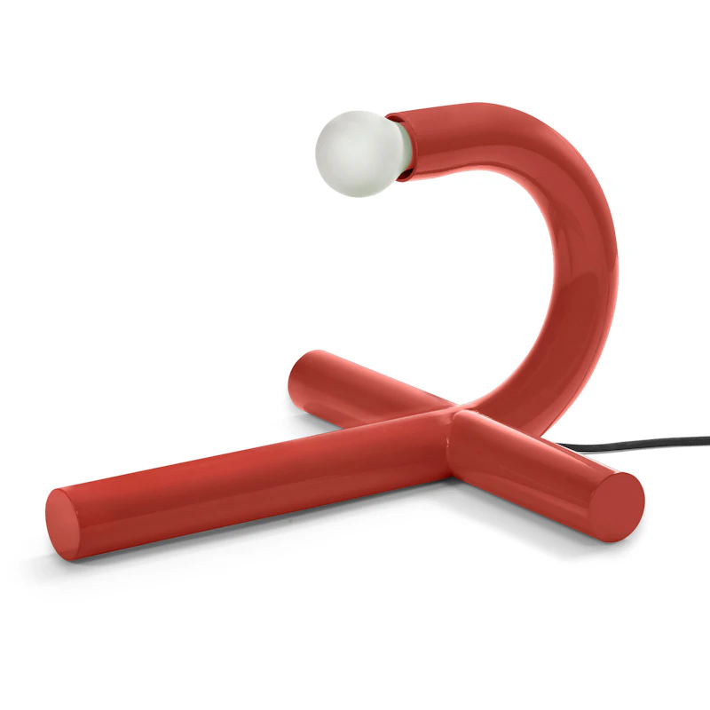 La Tre Mezzo Table Lamp, Red